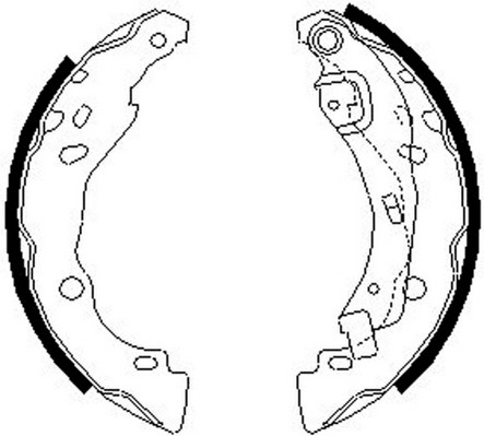 ARKA FREN PABUÇ BALATASI RENAULT CLIO II 98> CLIO IV 12> CLIO SYMBOL 02> SYMBOL III 13> DACIA SANDERO 08> LOGAN 06> SANDERO II 12> LOGAN II 12> - MY - OEM 440609415R