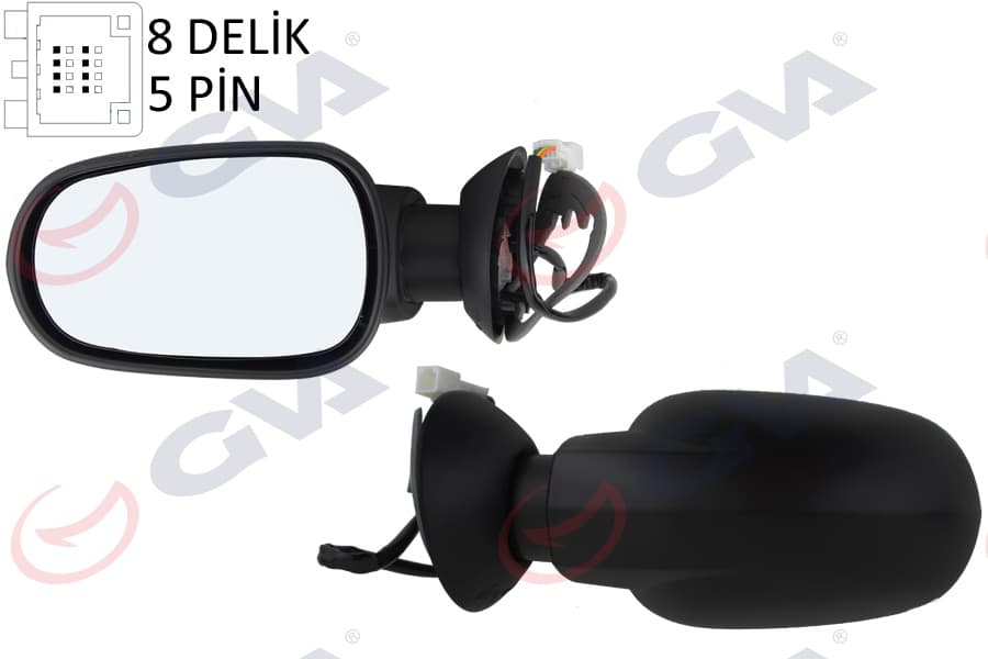 DIŞ DİKİZ AYNASI SOL LOGAN 04> ELEKTRİKLİ+ISITM...