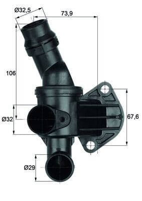 TERMOSTAT (KOMPLE) SEAT LEON (1P1) 80C