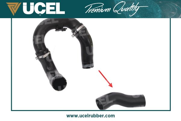 TURBO HORTUMU (DÜZ) FIAT DOBLO II 09> 1.6 MJTD-2.0 MJTD - UCEL - OEM 51832089
