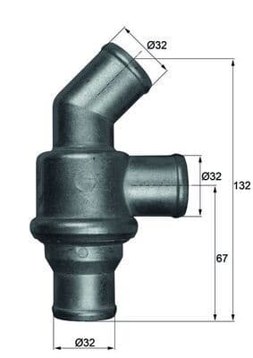 TERMOSTAT BMW E21 E30 E12 E28 M10