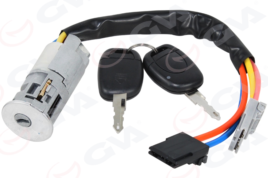 KONTAK KİLİDİ - ANAHTARLI RENAULT KANGOO 98>07 - GVA - OEM 7701470736