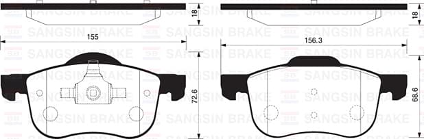 ON FREN BALATASI VOLVO S60 00> S70 97>00 S80...