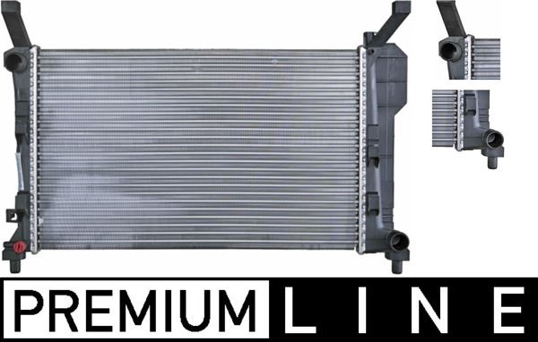 Kühlmittelkühler MB A-CL. (W169) — MAHLE CR660000P - MAHLE