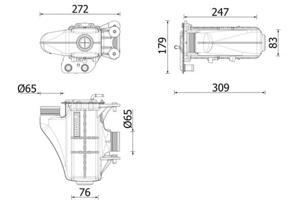 LADELUFTKÜHLER AUDI A5 - MAHLE