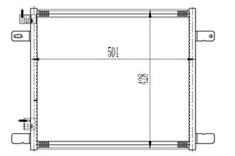 KLİMA KONDENSERİ DAF LF 45-LF 55 01=> (OTO.-MEK...