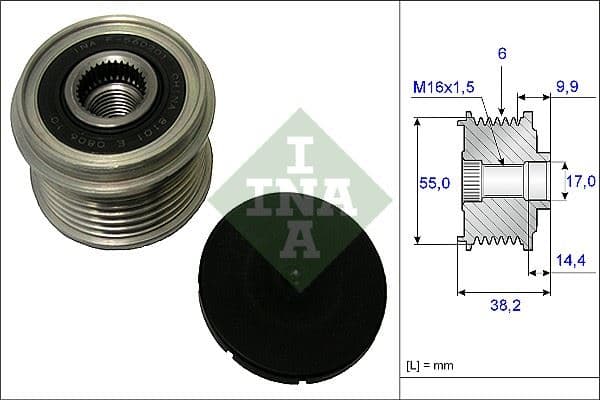 ALTERNATÖR KASNAĞI (RULMANLI) HYUNDAI İ30 D4FB D4F...