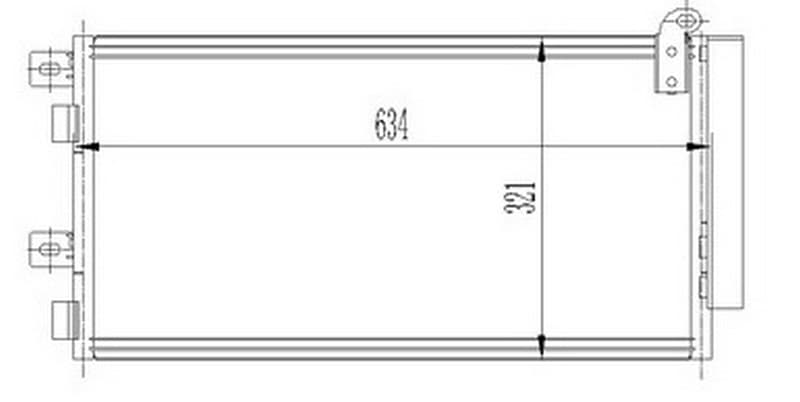 KLİMA KONDENSERİ MİNİ COOPER-ONE 1.6-1.6 T (01-04)...