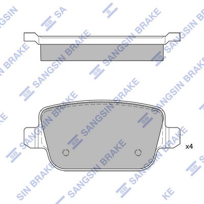 FREN BALATASI ARKA FORD GALAXY KUGA MONDEO S-MAX LAND ROVER FREELANDER VOLVO S80 V70 XC70 - DELPHI - OEM 1438867