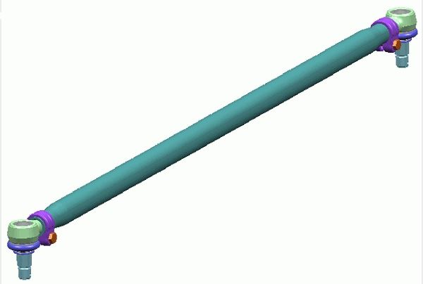 LEMFOERDER STEERING TIE ROD — LEMFORDER 1176801 - LEMFORDER