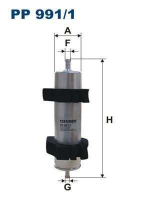 YAKIT FİLTRESİ AUDI Q5 2.0 TDI-3.0 TDI V6 08=> - FILTRON - OEM 8R0127400