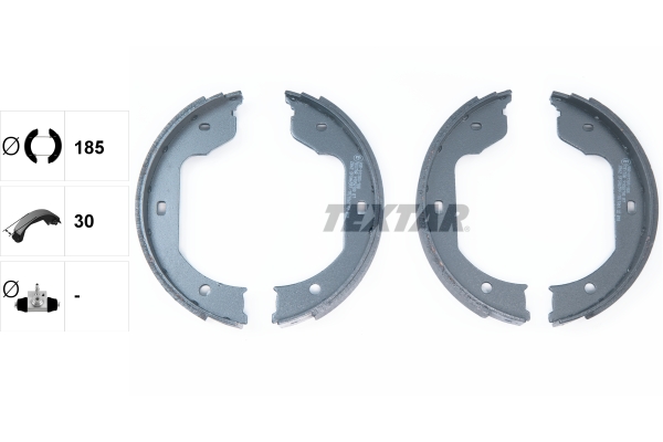 FREN BALATASI ARKA (PARK FRENI) BMW E46 E60 E63 E64 E65 F07 F01 E83 E53 E70 E71 E72 F15 F16 E85 . VW TRANSPORTER T5 TOUAREG MULTIVAN T5 - TEXTAR - OEM 34416761293