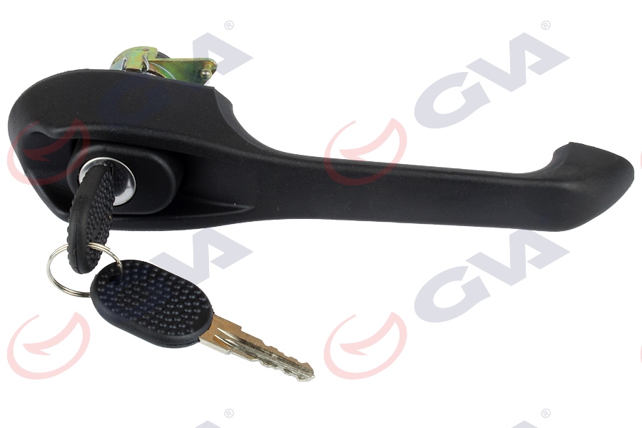 DIŞ KAPI KOLU ÖN SOL ( ANAHTAR DELİKLİ)SİYAH DESENLİ TEMPRA 159 (90-97)-TIPO 160 (87-95) - GVA - OEM 181695180