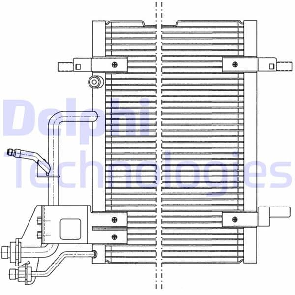 KLİMA KONDENSERİ PASSAT (96-00) A4 (95-00) (610x42...