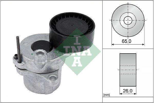 KAYIS GERGI RULMANI MERCEDES W204 W212 C207 W221 R172 KUTUKLU - INA - OEM A6512001770