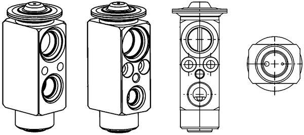 Expansionsventil und Orifice Tube BMW 5 / 7 / X5 - MAHLE