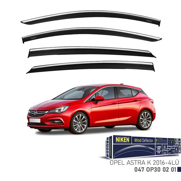 KROMLU CAM RÜZGARLIĞI OPEL ASTRA K 2016- 4LÜ - NIKEN