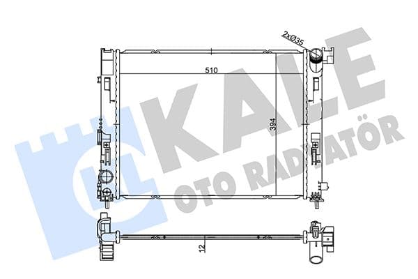 RADYATÖR NISSAN MICRA V 1.5DCI 16=>-RENAULT CLI...
