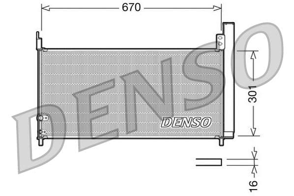 CONDENSER. AİR CONDİTİONİNG LEXUS CT (10-)