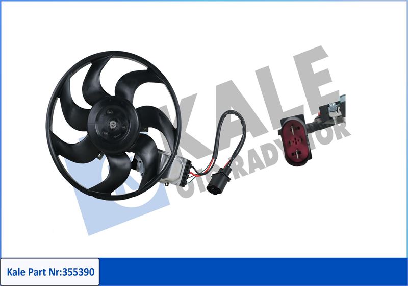 FAN & MOTORAUDI Q7-VOLKSWAGEN TOUAREG-PORCHE CAYENNE FAN & MOTOR - KALE - OEM 7L0959455F