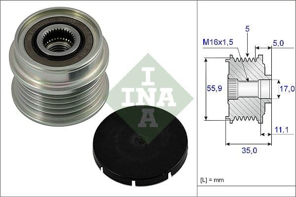 ALTERNATÖR KASNAĞI PASSAT-A4-A6 1.6-1.8T BENZİN -1...