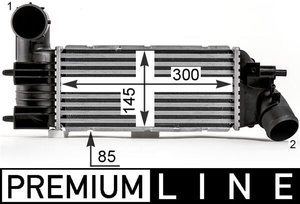 Ladeluftkühler CITROEN C 5 — MAHLE CI26000P - MAHLE