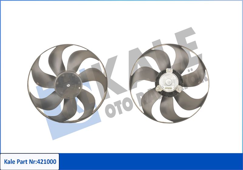 FAN MOTORU PERVANELİ POLO 1.4-1.6 (95-99)POLO 1.4-1.9TDI 01=>CORDOBA-IBIZA IV (99-08) (180W-384mm) - KALE - OEM 0959455C