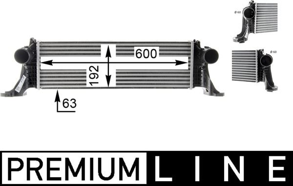 Ladeluftkühler IVECO DAILY VI - MAHLE