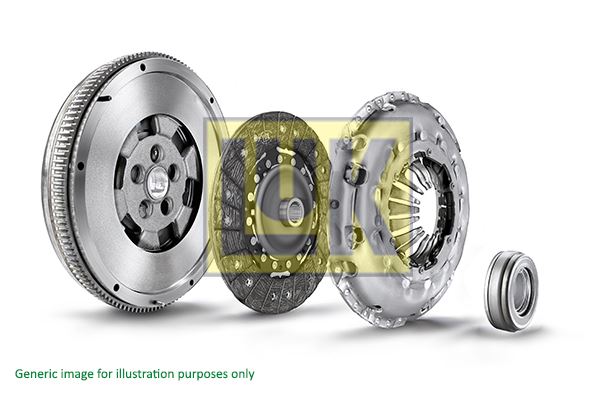 VOLANLI DEBRİYAJ SETİ+RULMAN(3C11 7548 AA) FORD TRANSİT 01> 2.4 TDCİ (OYNAR GÖBEK VOLAN) - LUK - OEM 3C1J7L596AB