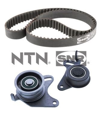 TRİGER KAYIŞ SETİ (EKSANTRİK SETİ) HYUNDAI H100 2.5L D4BX 4D55 PANELVAN. KAMYONET E.M. 88-96 / MITSUBISHI L200 L300 2.5L 4D56 8v E.M. 86-99 (2 KAYIŞ + 2 RULMAN) (163x250 + 083X190) - SNR - OEM 2431242101