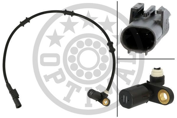 ABS SENSORU ARKA SOL MERCEDES ML-CLASS W163 - OPTIMAL - OEM A1635401017