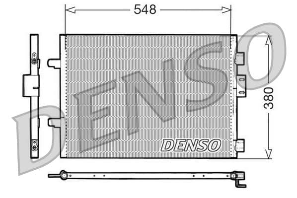 CONDENSER. AİR CONDİTİONİNG RENAULT CLIO II (98-)