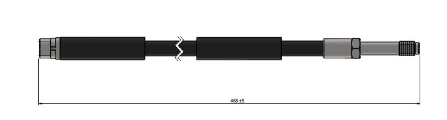 FREN HORTUMU ARKA MERCEDES SPRINTER B906 B909 . VW CRAFTER 30-35-50 - CAVO - OEM A9064280335