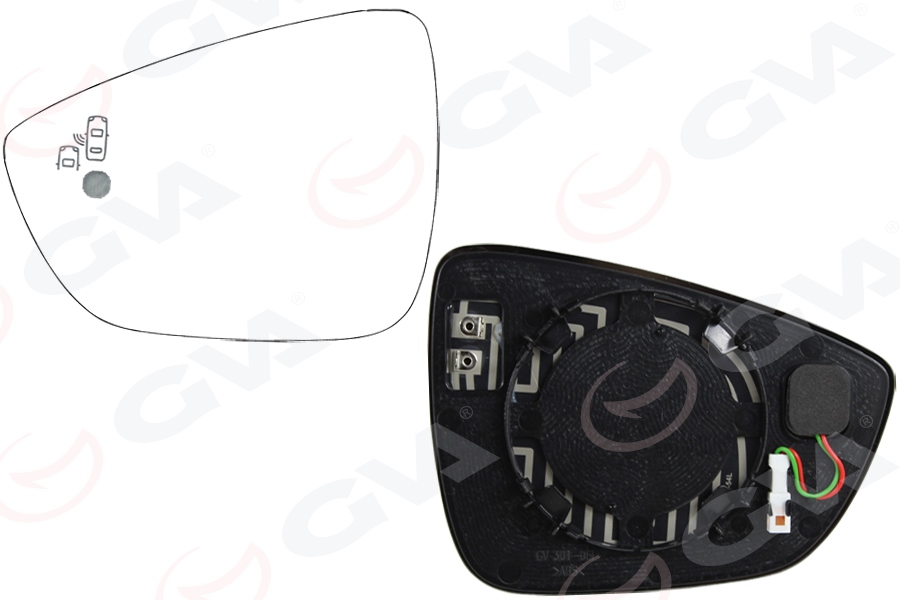 AYNA CAMI SAĞ FORD FOCUS 18> (KÖR NOKTALI) - GVA - OEM JX7B17K741KA
