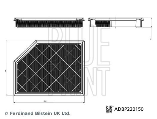 HAVA FİLTRESİ RANGER IV (22) 4X4 - BLUEPRINT - OEM 2564231
