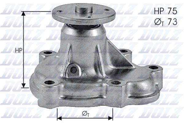 DEVİRDAİM ASTRA F-G-COMBO (94-01) CORSA B-VECTRA A-B 1.7D - DOLZ - OEM 1334069