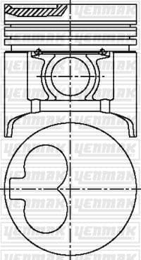 PİSTON + SEGMAN (STD) MAZDA E2200 2,2L R2 86-92 es...