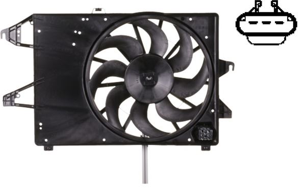 FAN MOTORU KOMPLE FORD MONDEO 01> 2.0 DURATEC ( - MAHLE - OEM 1S7H