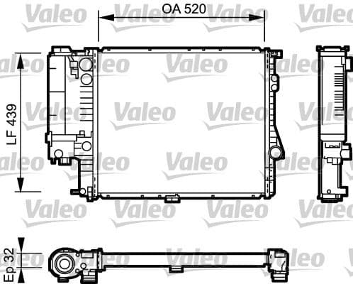 MOTOR SU RADYATORU BMW M52 E39 KLIMALI / OTOMATIK ...