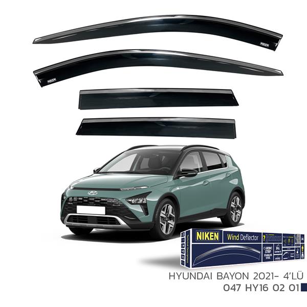 KROMLU CAM RÜZGARLIĞI HYUNDAI BAYON 2021- 4LÜ - NIKEN
