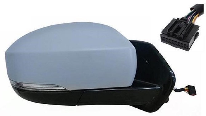 DIŞ DİKİZ AYNASI (ELEKT+KATL)ISITMALI ASTARLI HAFI - ART - OEM LR051394