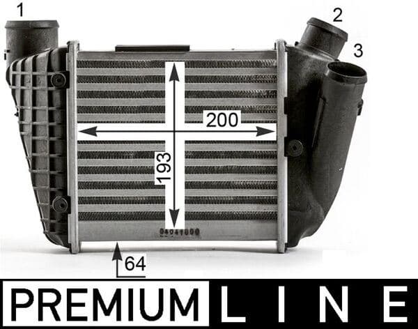 Ladeluftkühler AUDI A4 2.5 TDi V6