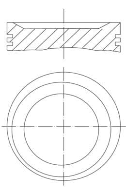 MOTOR PİSTON+SEGMAN (0.50) VECTRA-ASTRA-CALIBRA-OM...
