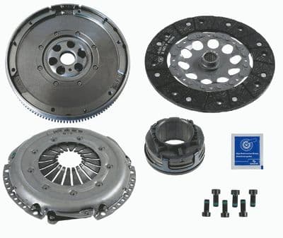 VOLANT KASNAKLI DEBRİYAJ SETİ AUDI-SKODA-VW - SACHS