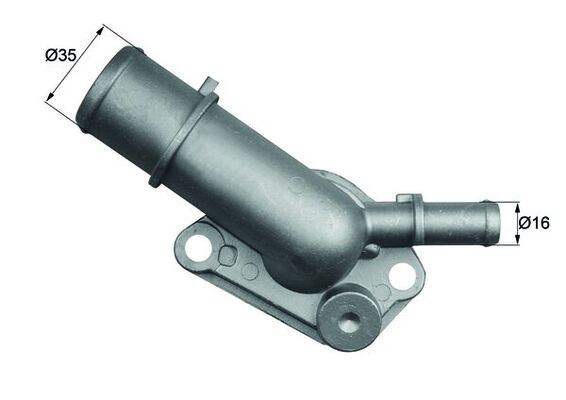 TERMOSTAT (KOMPLE) FIAT TEMPRA (159_) 87C - MAHLE - OEM 7723325