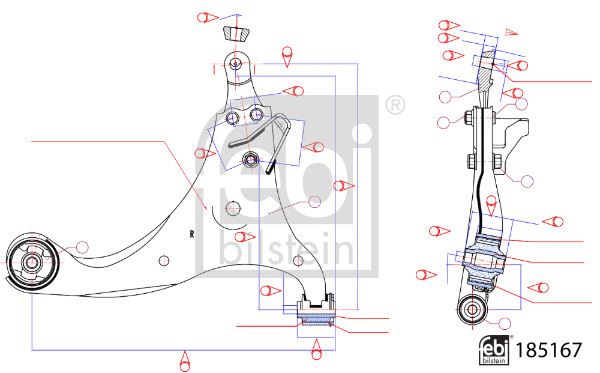 SALINCAK YATAKLARA SAHİP KIA — FEBI 185167 - FEBI - OEM 545011D000