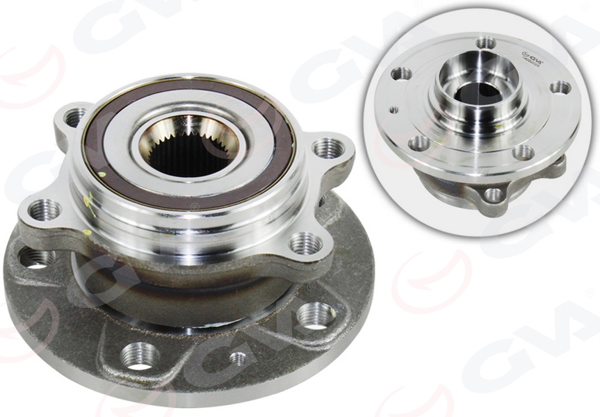 ÖN TEKER PORYASI RULMANLI CADDY III-TOURAN-A3 1.4-1.4FSI-1.4TSI-1.6FSI-2.0TDI (03-)(ABS`Lİ) - GVA - OEM 1T0498621