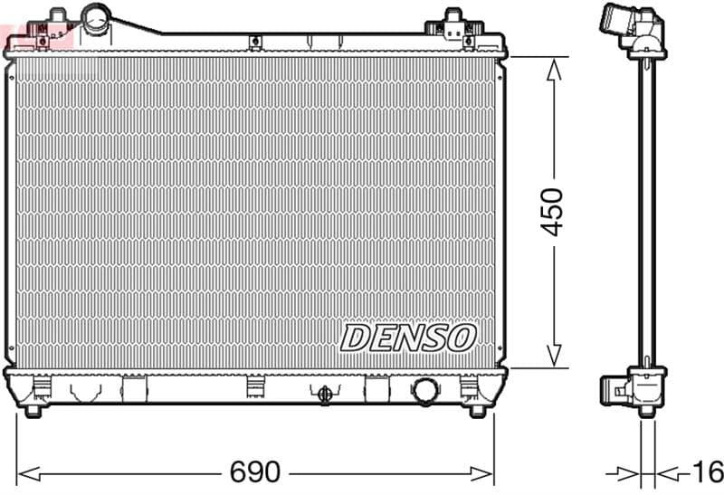 RADİATOR. ENGİNE COOLİNG SUZUKI GRAND VITARA II (0...