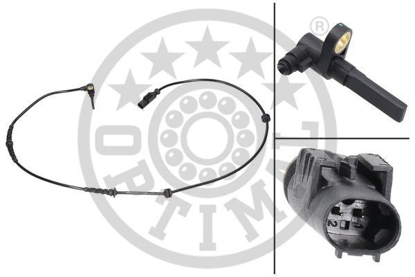 ÖN TEKER ABS SENSÖRÜ PEUGEOT BOXER 06> CITROEN JUMPER 06> DUCATO 06> - OPTIMAL - OEM 4545.F1