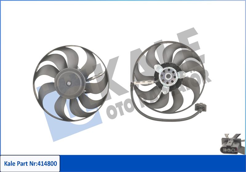 FAN MOTORU VW LEON / TOLEDO II - OCTAVIA - BORA / GOLF IV (100/60W 292MM) (FAN-MOTOR) - KALE RADYATOR - OEM 1J0959455P